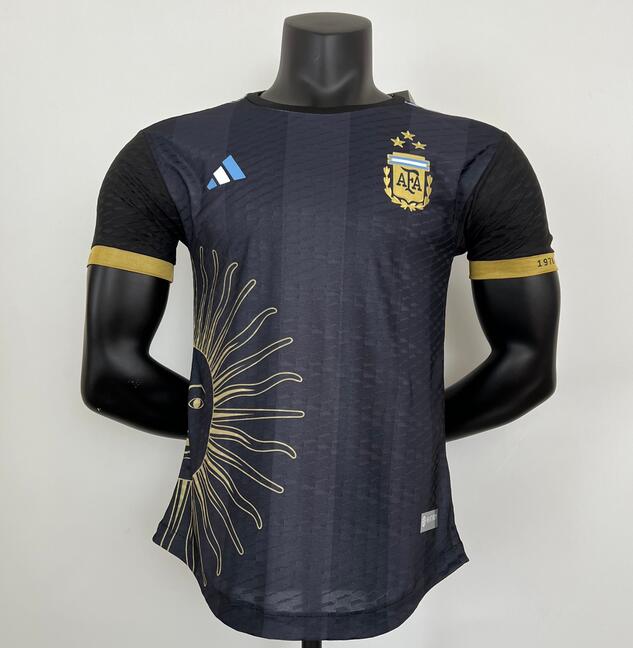 Argentina Black Special Soccer Jersey Shirt Player Version 2023/24